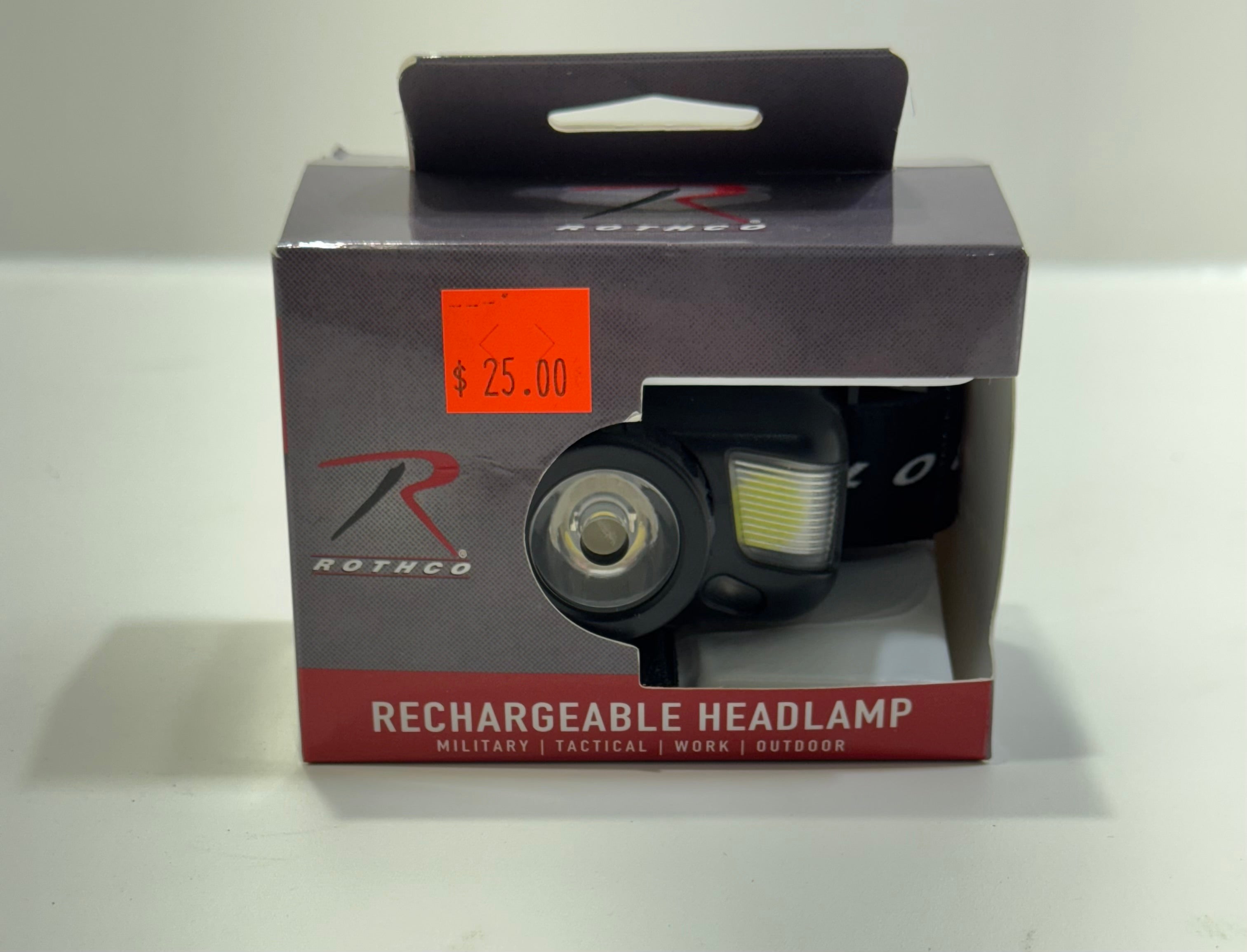 Rechargeable headlamp