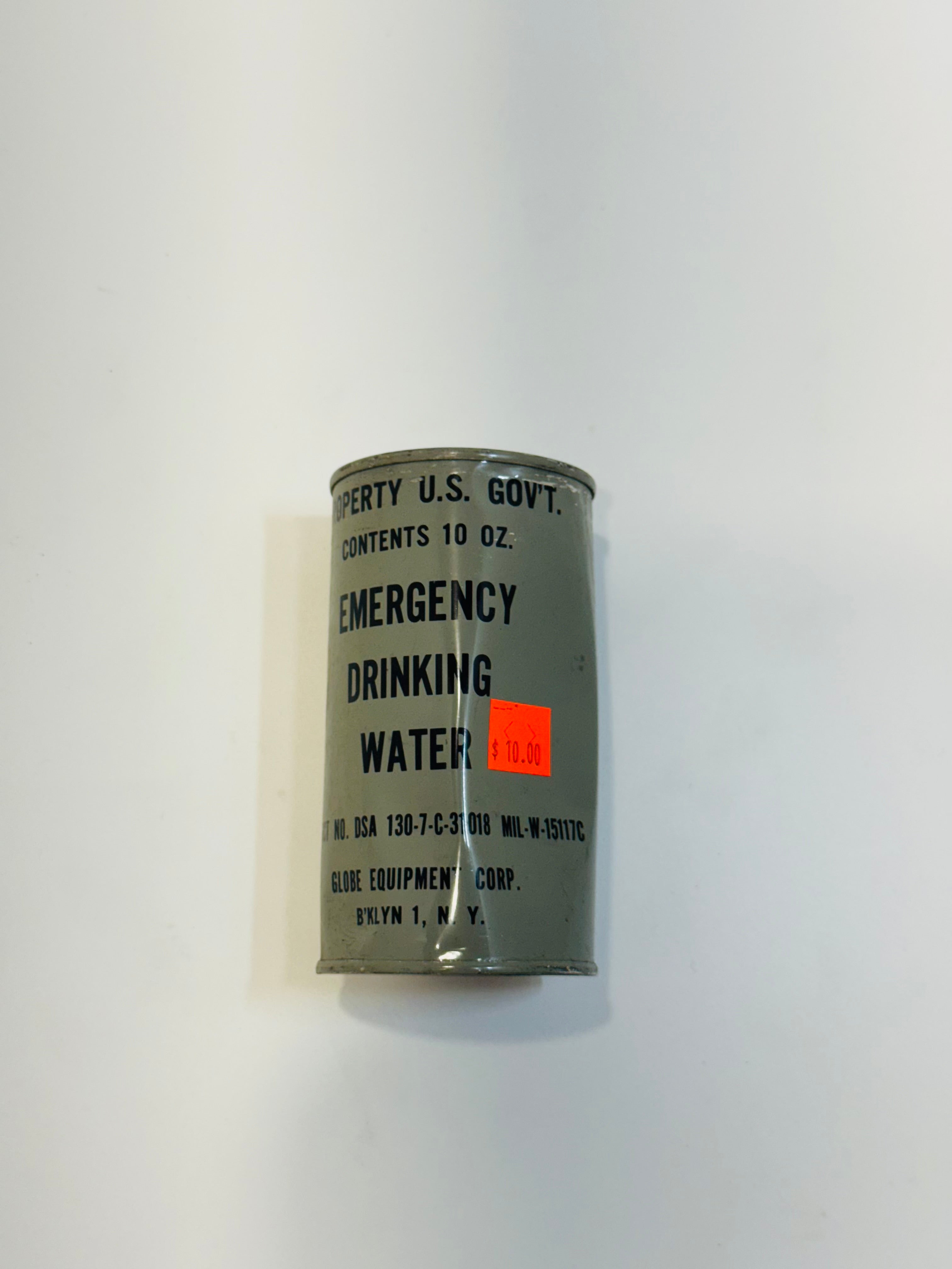 Emergency Drinking water
