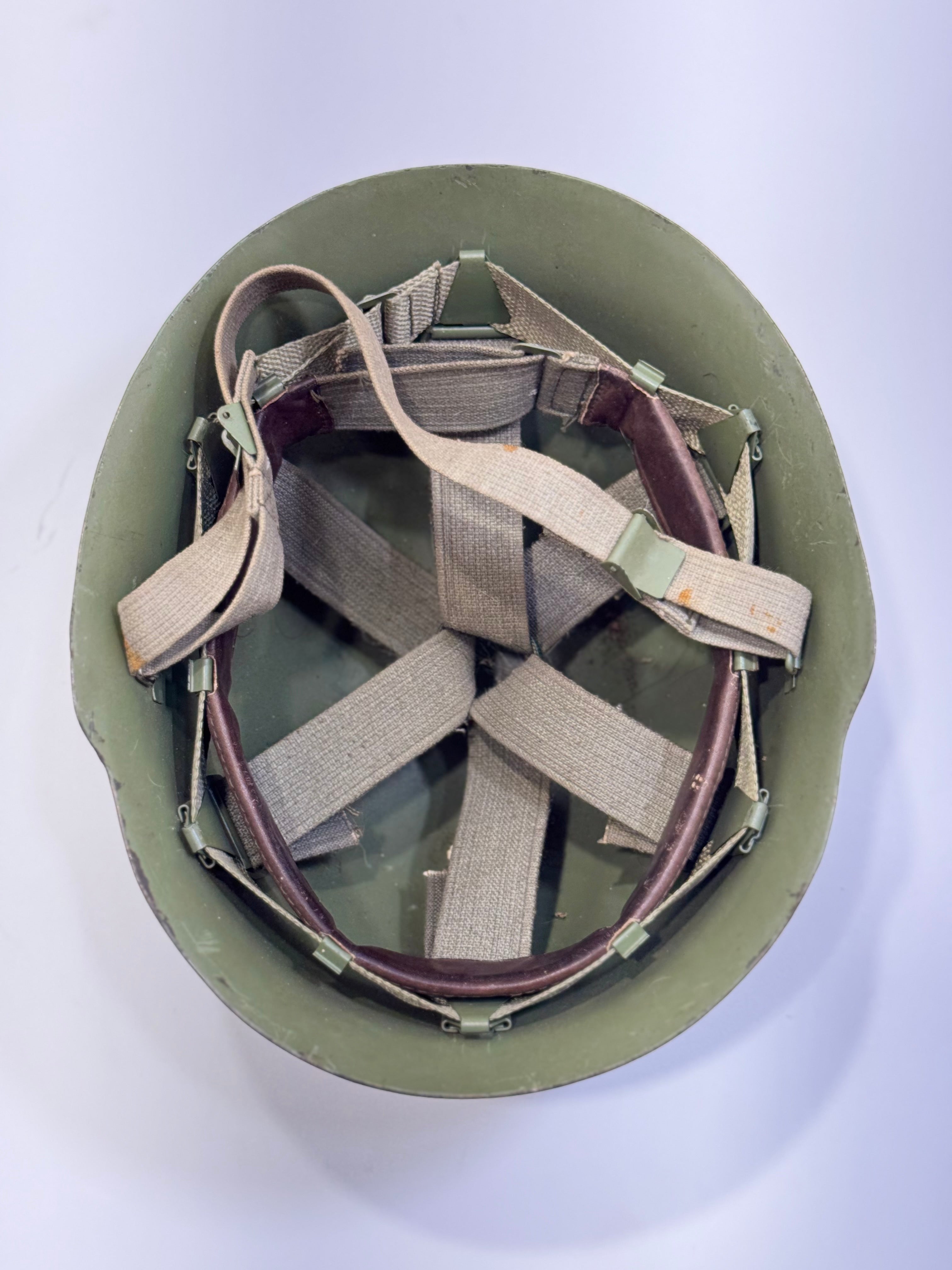 Vintage combat helmet