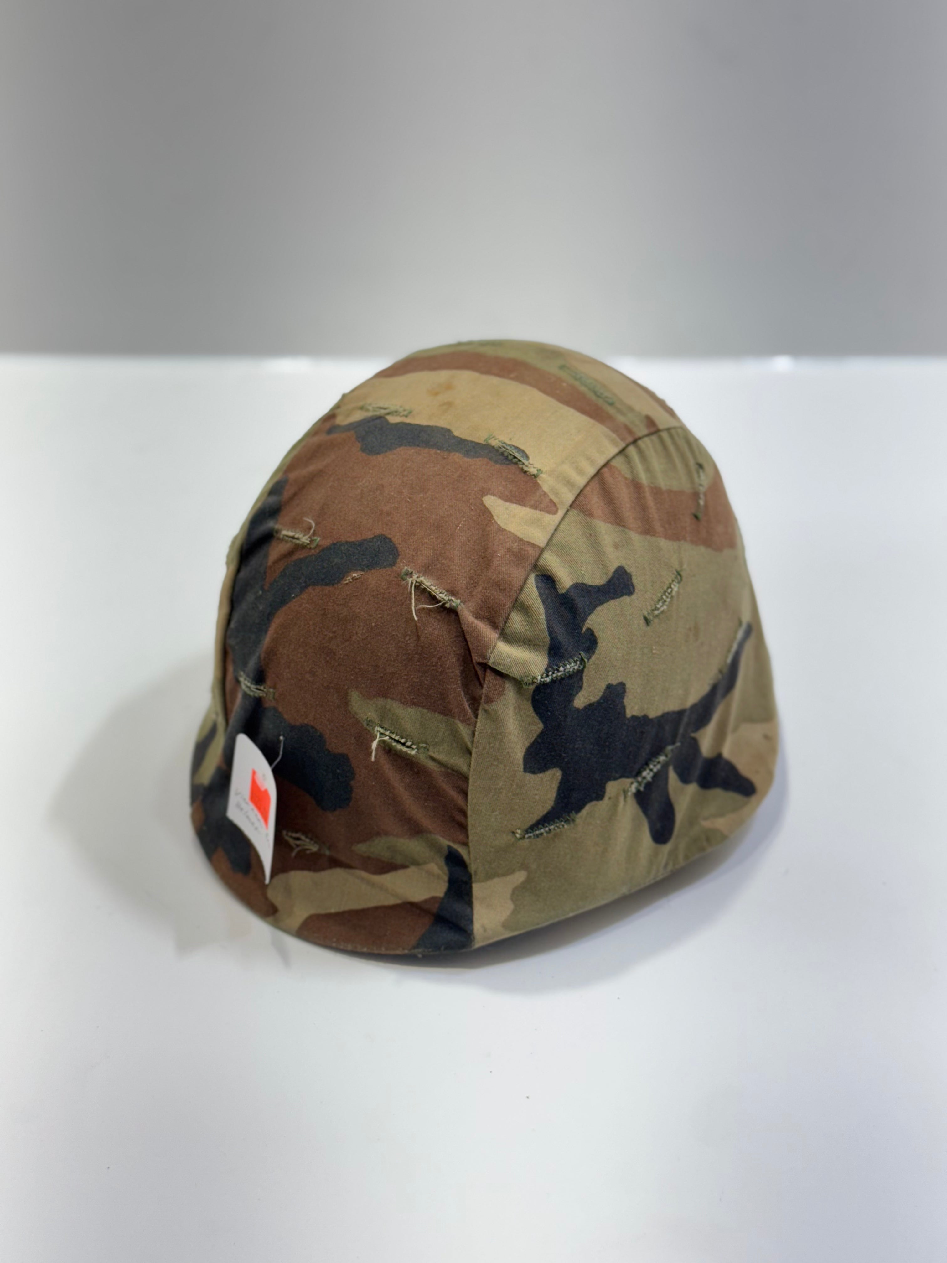 Vintage Vietnam era combat helmet