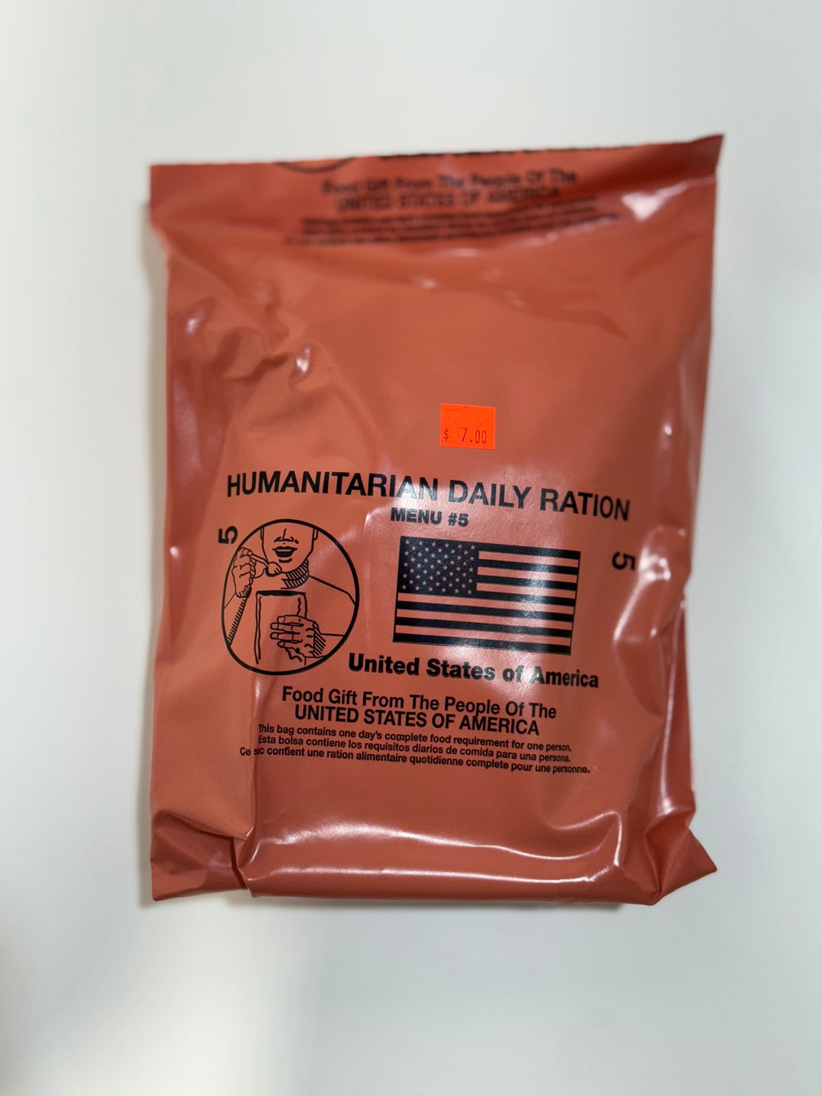 Human Daily Ration MRE Humanitarian Daily Rations β Military Surplus-R-US